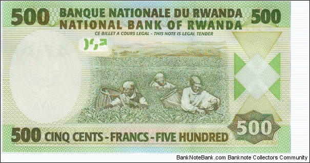 Banknote from Rwanda year 2008