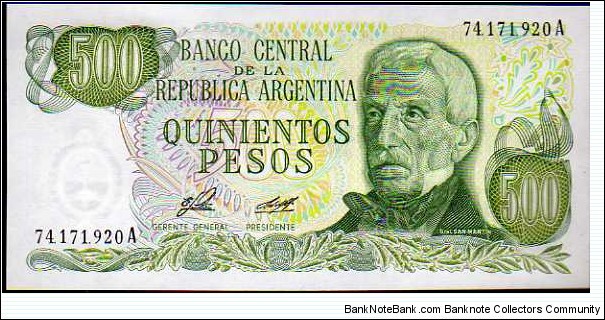 500 Pesos__pk# 303 a A__series A Banknote