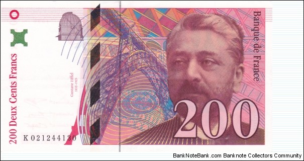 France P159a (200 francs 1996) Banknote