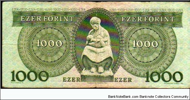 Banknote from Hungary year 1983