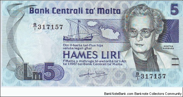  5 Lira Banknote