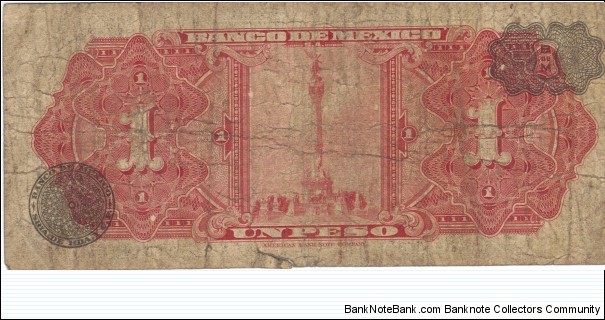 Banknote from Mexico year 1957