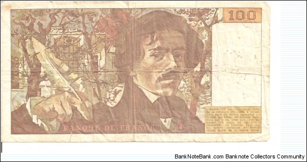 Banknote from France year 1980