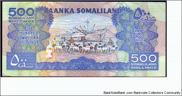 Banknote from Somalia year 2005