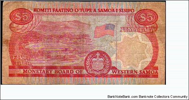 Banknote from Samoa year 1980