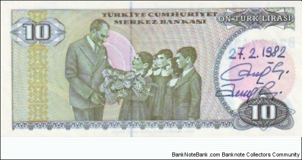 Banknote from Turkey year 1979