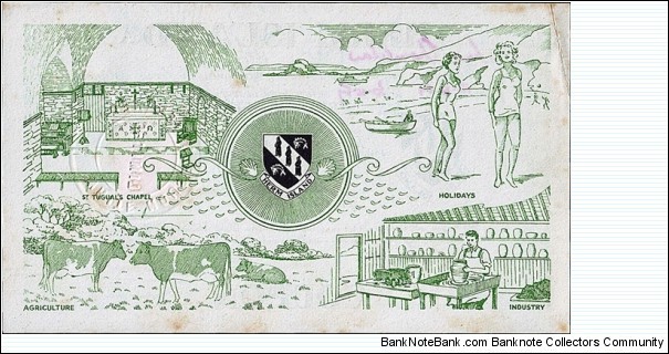 Banknote from Channel Islands year 1957