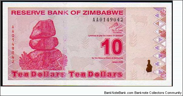 10 Dollars__
pk# 94 Banknote