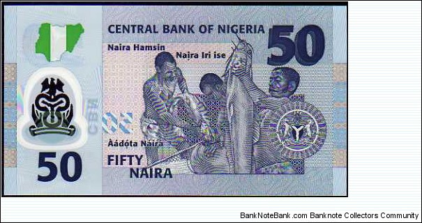 Banknote from Nigeria year 2010