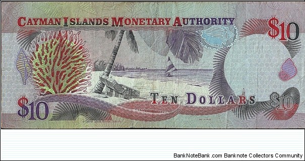 Banknote from Cayman Islands year 1998