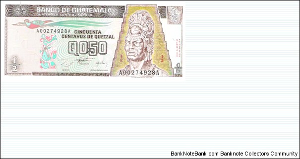 0.50 Quetzal Banknote