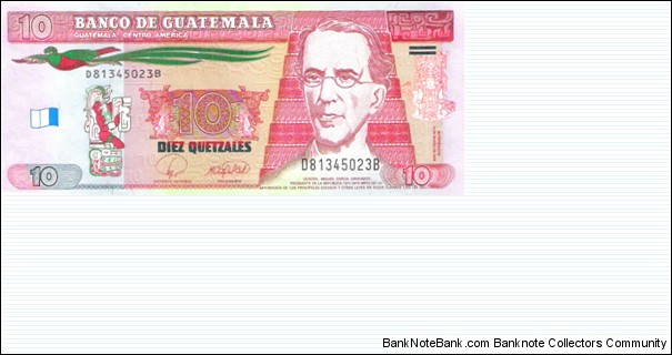 10 Quetzales Banknote