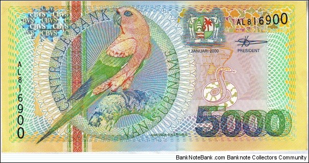  5000 Gulden Banknote