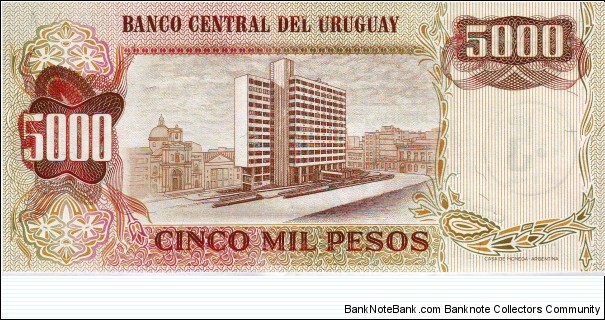 Banknote from Uruguay year 1975