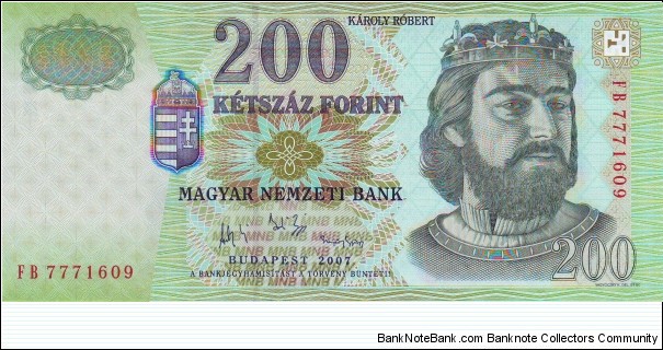  200 Forint Banknote
