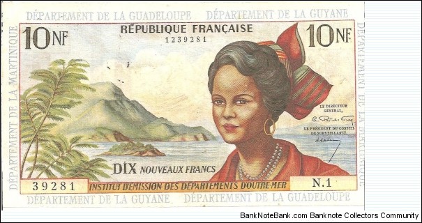 P34 - 10 Nouveau Francs Banknote