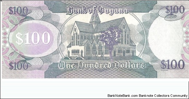 Banknote from Guyana year 2008