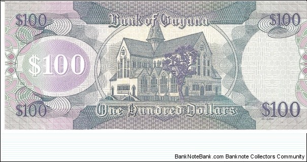 Banknote from Guyana year 2008