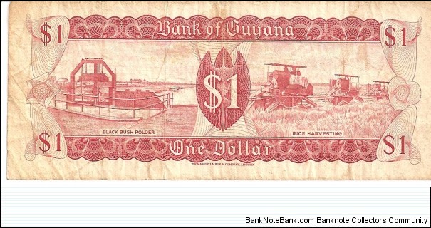 Banknote from Guyana year 1966