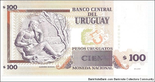 Banknote from Uruguay year 2011