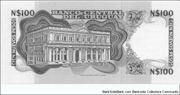 Banknote from Uruguay year 1986