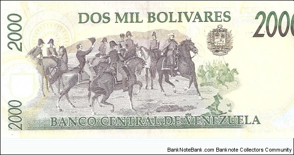 Banknote from Venezuela year 1998