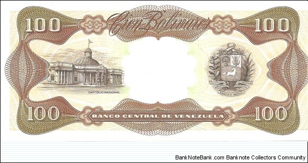 Banknote from Venezuela year 1990