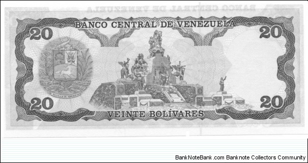 Banknote from Venezuela year 1984