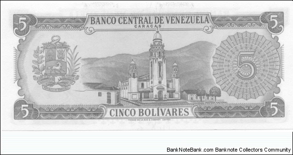 Banknote from Venezuela year 1974