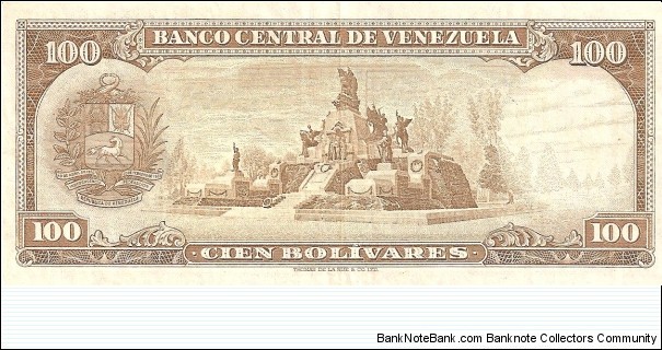 Banknote from Venezuela year 1972