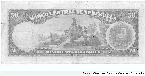 Banknote from Venezuela year 1972