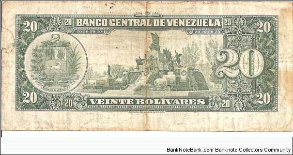 Banknote from Venezuela year 1963
