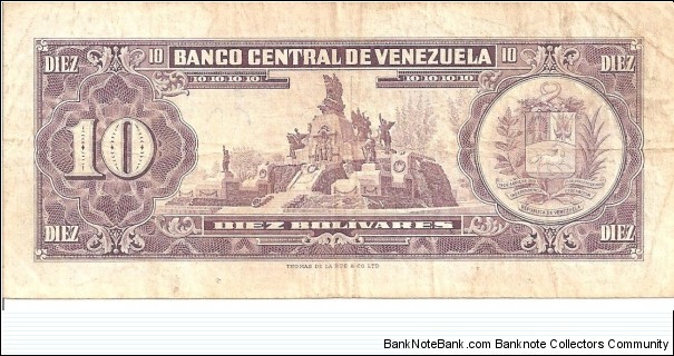 Banknote from Venezuela year 1961
