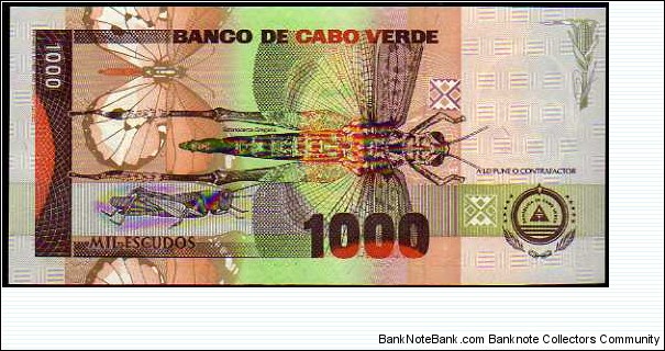 Banknote from Cape Verde year 2002
