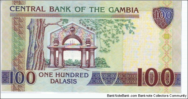 Banknote from Gambia year 2010