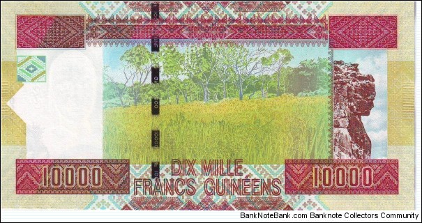 Banknote from Guinea year 2012