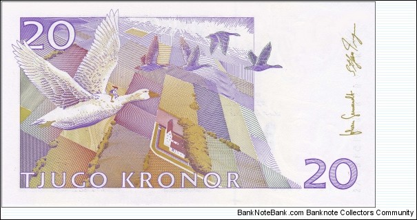 Banknote from Sweden year 2008