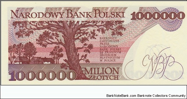 Banknote from Poland year 1991