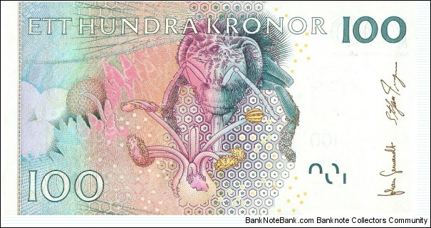 Banknote from Sweden year 2010