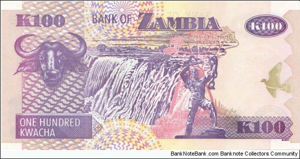 Banknote from Zambia year 2003