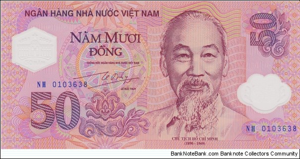 Vietnam 50 dong 2001 