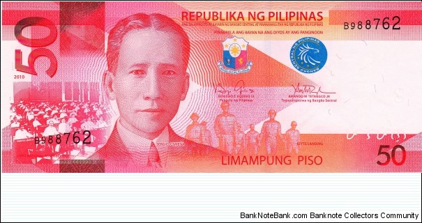Philippines 50 piso 2010 Banknote