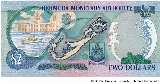 Banknote from Bermuda year 2000