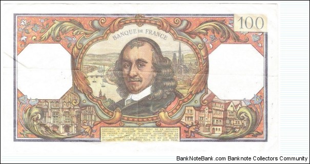 Banknote from France year 1968