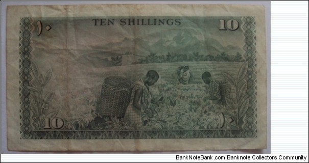 Banknote from Kenya year 1968