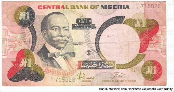 1 Naira(1984) Banknote