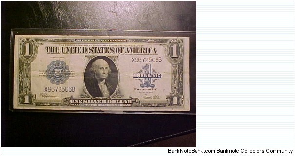 A nice 1923 $1 silver certificate I received in a Secret Santa from the NGC forum! Banknote