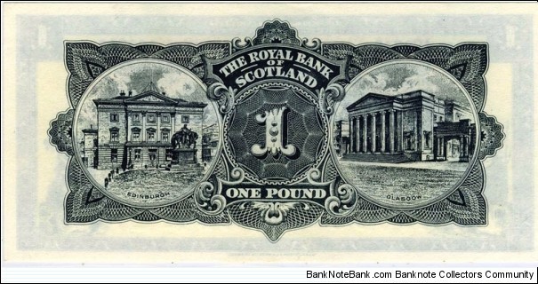 Banknote from Scotland year 1965