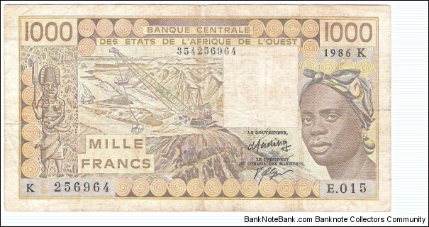 1000 Francs Banknote