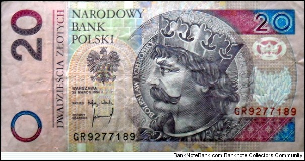 20 złotych.
GR 9277189 Banknote